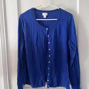 Old Navy Royal Blue Knit Sweater